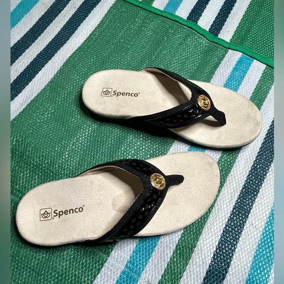 🎉✨ NWOT- Spenco Starboard Orthotic Memory Foam Women’s Size 8B Leather Sandals - Picture 17 of 17